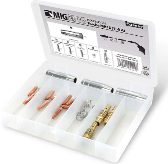 Afbeeldingen van Las mig toebehorenset assorti