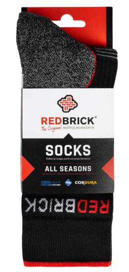 Afbeeldingen van Werksokken Redbrick all season 47-50