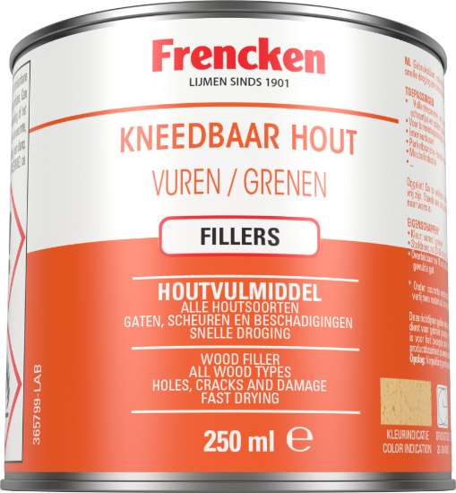 Afbeeldingen van Kneedbaar hout midden eiken/teak blik 250ml