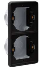 Afbeeldingen van Hydro WD inbouwkader 2V verticaal zwart