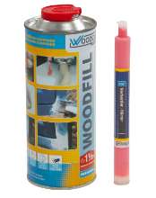 Afbeeldingen van Woodcap Woodfill met harder 2-componenten beige