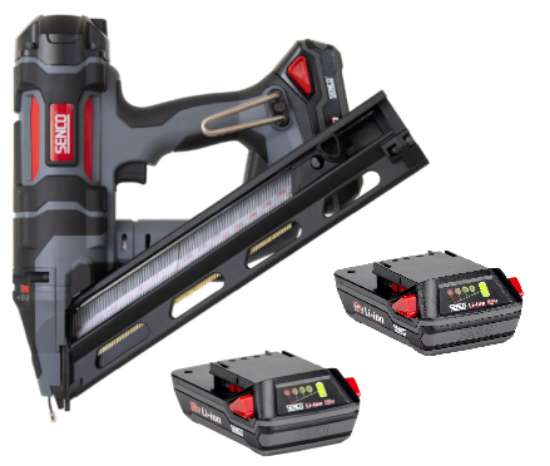 Afbeeldingen van Senco Fusion F-15XP DA spijker tacker 32-65 mm 18V 2 x accu 1,5Ah + 1x lader