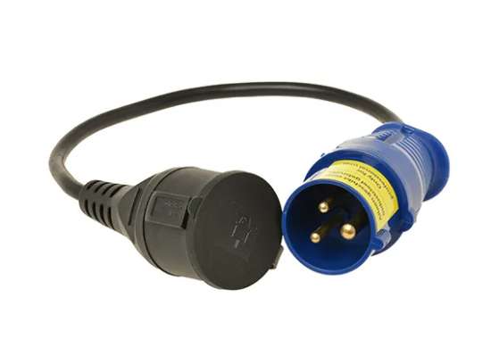 Afbeeldingen van CEE verloopstekker 30cm contrast.+RA-> 3p 16A