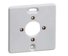 Afbeeldingen van Montageplaat 1412 1-voudig wit