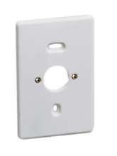 Afbeeldingen van Montageplaat 1414 2-voudig wit