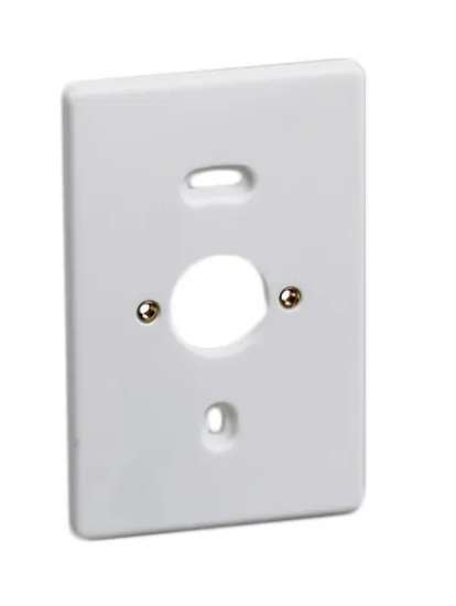 Afbeeldingen van Montageplaat 1414 2-voudig wit