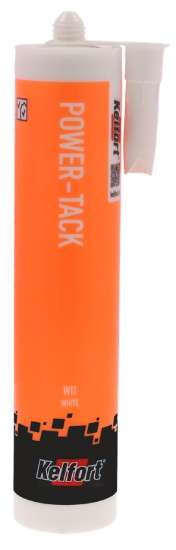 Afbeeldingen van Power-Tec wit (high-tack) 290ml (krat:12krs)