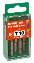 Afbeeldingen van Spax Bit Torx T10 50mm (set van 5 stuks)