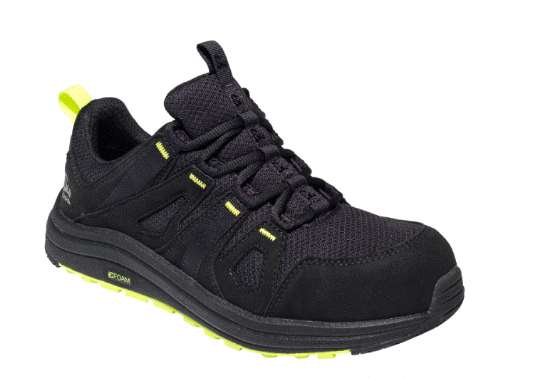 Afbeeldingen van Vh-schoen Emma E-Bounce laag zwa/lime mt.42