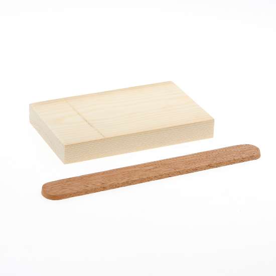 Afbeeldingen van Slotklos hout 1200-serie compleet m/voorplaat