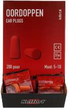 Afbeeldingen van Oordopjes Kel-Protect oranje 37Db(200)